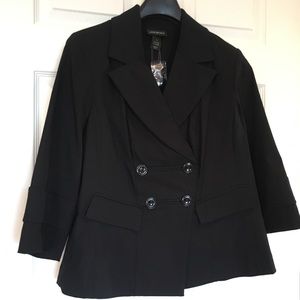 Style Comfort Little Lite Weight Black Jacket NWT
